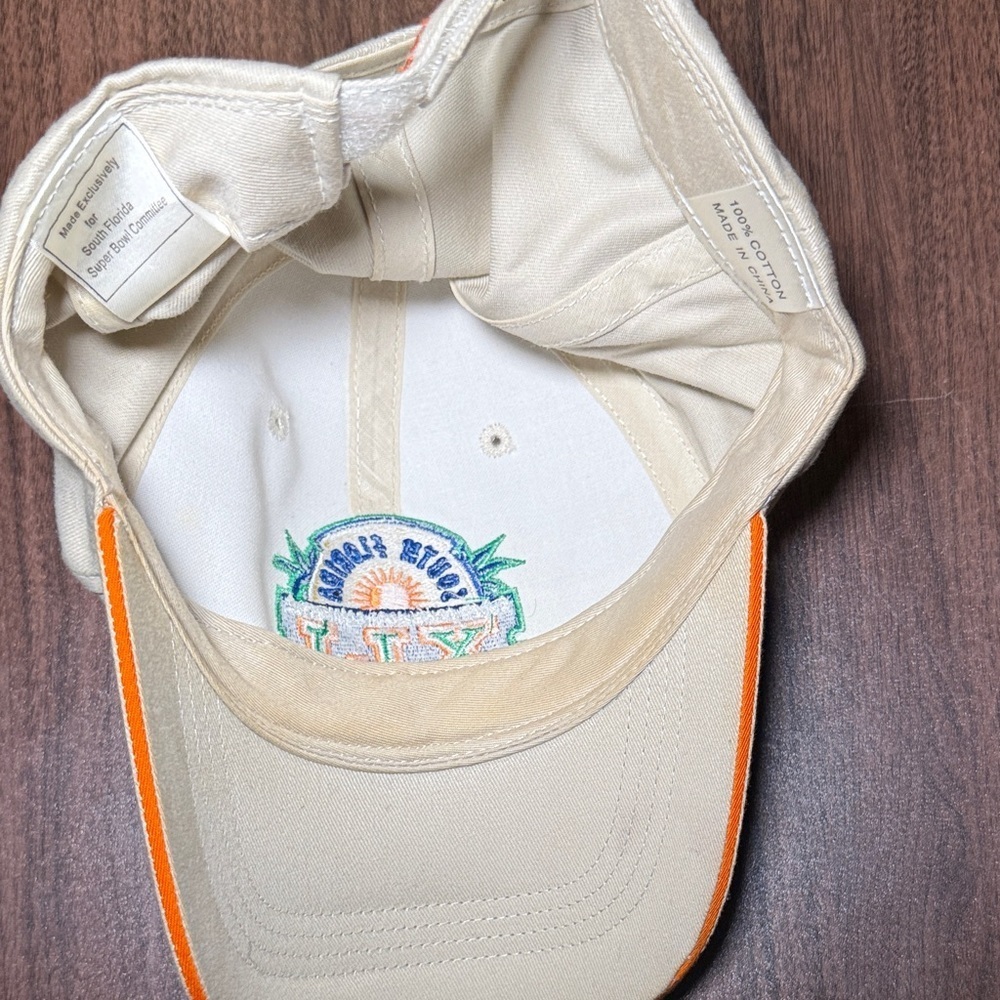 Vintage 2007 Super Bowl XLI Host Committee Hat Miami Dolphins - Picture 7 of 10